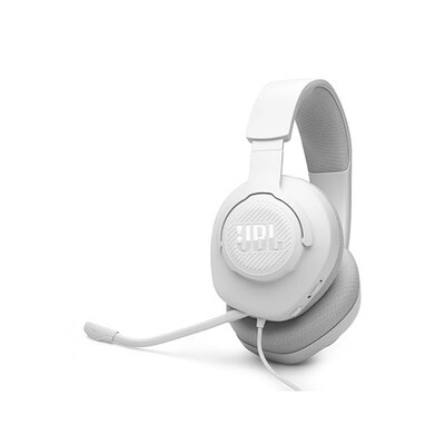 JBL Quantum 100 Wired Over-Ear Gaming Headset with Mic - (White)