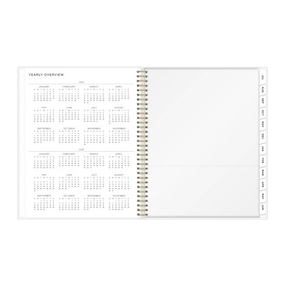 2025-2026 Blue Sky Smoke 8.5" x 11" Weekly & Monthly Planner, Plastic Cover, Multicolored (133681-A26)