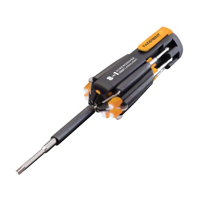 8 In 1 Work Screwdriver With Flashlight
