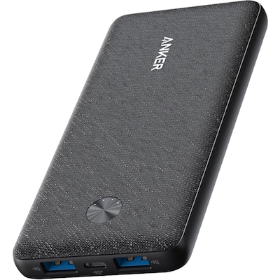 Anker PowerCore III Sense USB-A/USB-C Power Bank for Multiple Brands, 10000 mAh, Black (A1248H11-1)