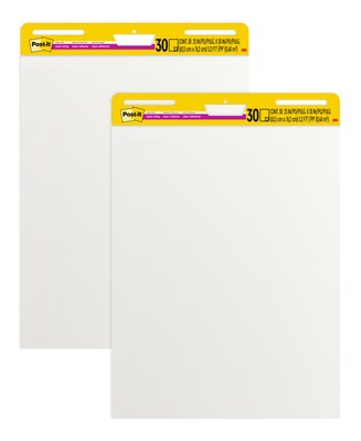 Post-it Super Sticky Easel Pad, 25 x 30, 30 Sheets/Pad, 2 Pads/Pack (559)