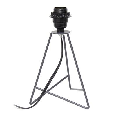 Creekwood Home Glamora 14" LED Table Lamp, Gray (CWT-2029-GO-LB)