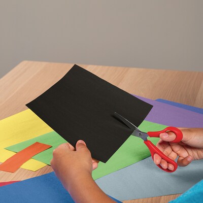 Prang 12" x 18" Construction Paper, Black, 50 Sheets/Pack, 5 Packs/Bundle (PAC6307-5)