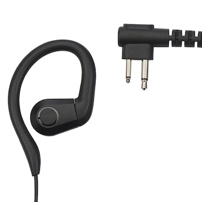 Cobra C-Style Earloop-Wrap In-Ear Headset for Cobra Performa 400/450 2-Way Handheld Business Radios, Black (0010100-1)