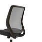 Union & Scale™ Essentials™ Armless Ergonomic Fabric Swivel Task Chair, Black (UN59378)