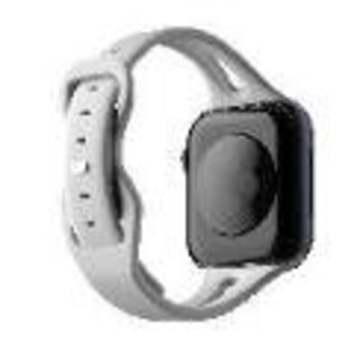 LAX Sleek Silicone Band for Apple Watch, Gray