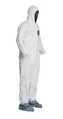 DuPont ProShield 50 Coverall, Standard Fit Hood, Large, 25/Case (NB122SWHLG00)