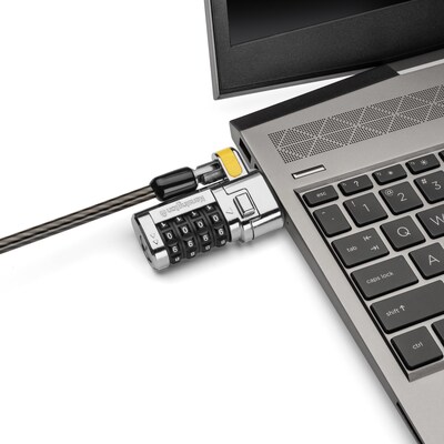 Kensington ClickSafe Universal Combination Laptop Lock, Master Coded (K68106WW)