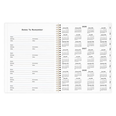 2027 Staples 8" x 11" Weekly & Monthly Planner, Ice Blue (ST63610-27)