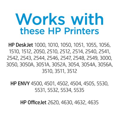 HP 61 Black Standard Yield Ink Cartridge, Prints Up to 170 Pages (CH561WN#140)