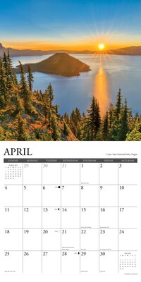 2027 Willow Creek National Parks 12" x 12" Monthly Wall Calendar, Assorted Colors (61459)