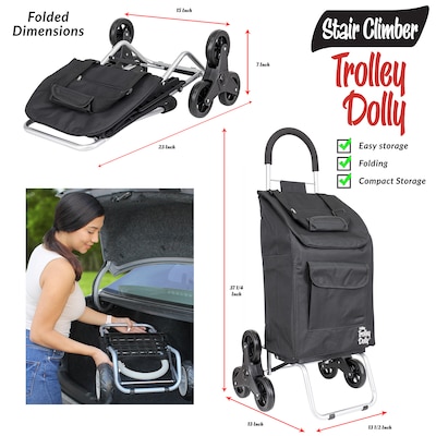 Dbest Stair Climber Trolley Dolly, Black (01-571MB)