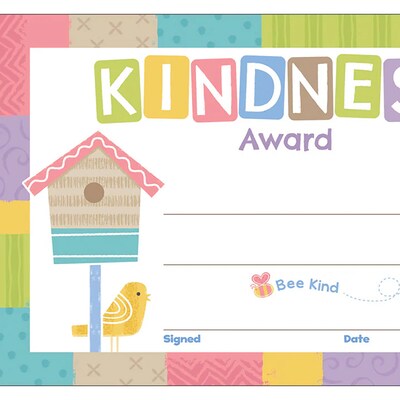 Trend Enterprises Kindness Award Good to Grow, 5.5" x 8.5", Multicolored, 30/Pack, 3 Packs/Bundle (T-81064-3)