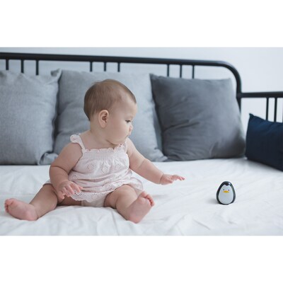 Plan Toys Penguin Wobbler Wooden Bounce Back Toy, Black (PTS5200)