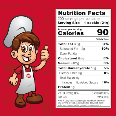 Classic Cookie Chocolate Chip Cookies, .75 oz., 54/Pack (220-02862)