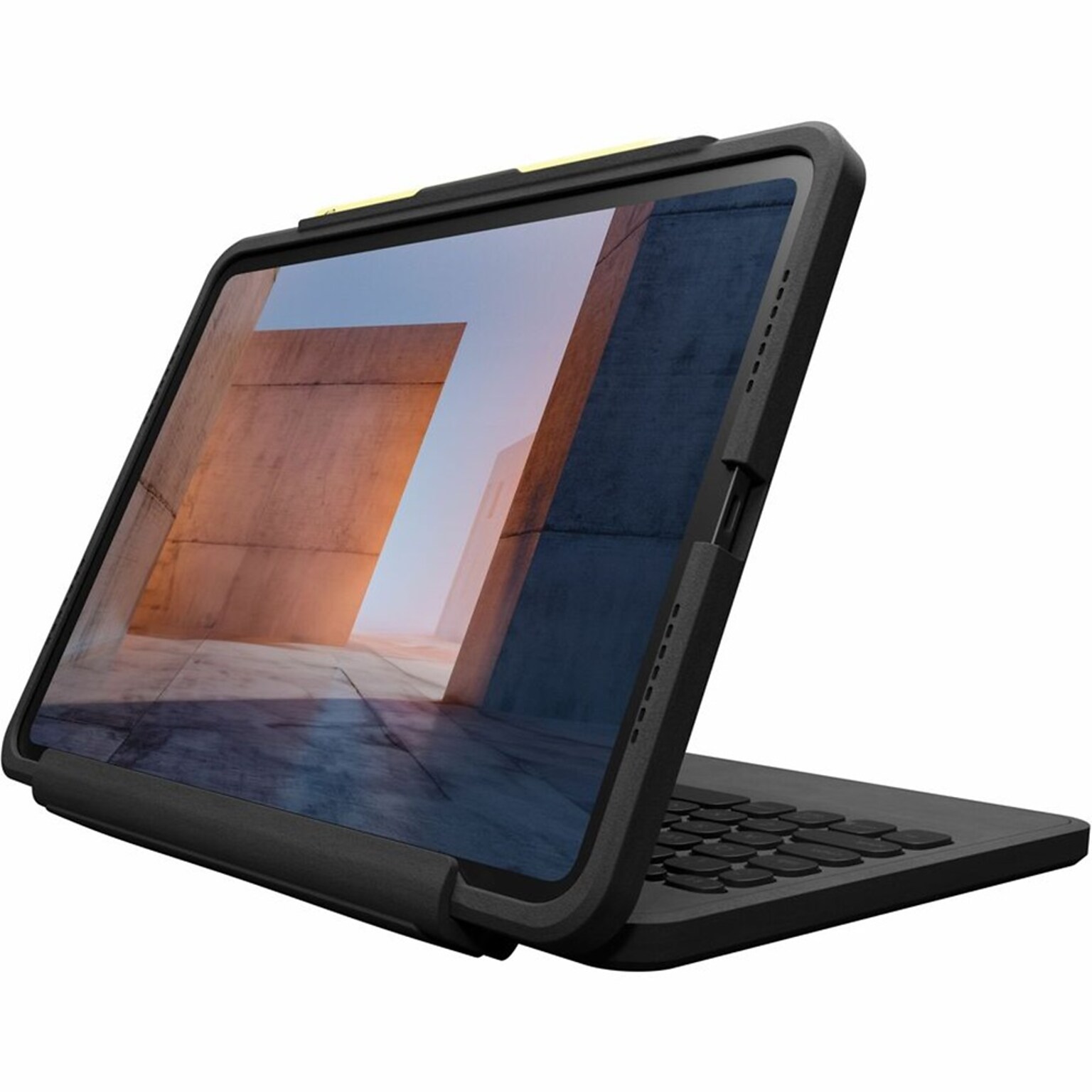 ZAGG Rugged Book Polycarbonate/Silicone 11 Keyboard and Case Combo for Apple iPad Pro 4th Gen, Black (103114573)