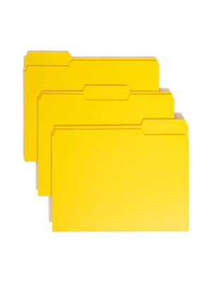 Smead Top Tab Colored Folder - Letter 8.5 x 11 1/3 Cut 100 / Box for sale  online