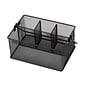 Mind Reader Metal Accessory Caddy Countertop Utensil Organizer, Black, 2/Pack (2MESHBASK)
