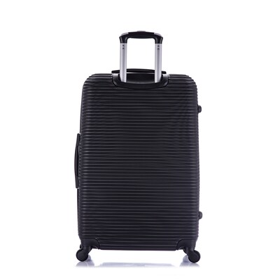 InUSA Royal 4-Piece Hardside Spinner Luggage Set, TSA Checkpoint Friendly, Black (IUROYSMLXL-BLK)