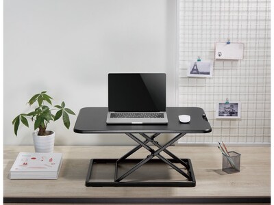 Amer 26" x 19" Desktop Riser for Laptops, Black (EZUP2619)