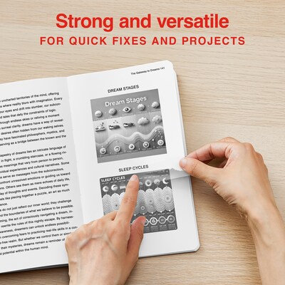 Staples® Invisible Tape, 0.75" x 11.1 yds., 1" Core, 4 Rolls/Pack (52384-P4D)