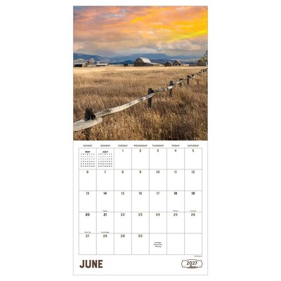2027 TF Publishing Ranch Life 12 x 12 Monthly Wall Calendar, Multicolored (27-1042)