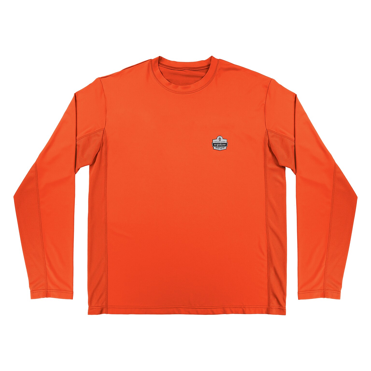 Chill-Its 6689 High Visibility Long Sleeve T-Shirt, Orange, Large (12179)