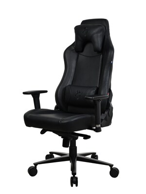 Arozzi Vernazza SoftPU Faux Leather Ergonomic Racing Gaming Chair, Pure Black (VERNAZZA-SPU-PBK)