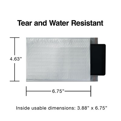 4.63" x 6.75" Self-Sealing Bubble Mailer, #000, 25/Carton (ST56613B)