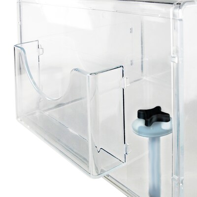 Azar Displays L Suggestion Box with Pocket (206320-CLR)