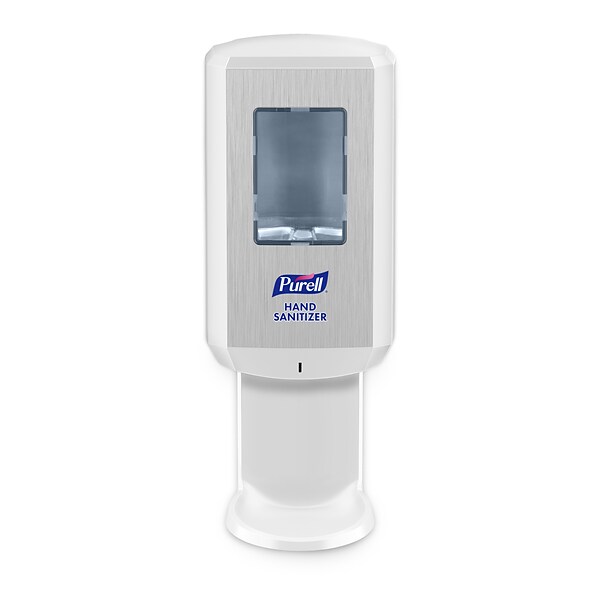 PURELL CS6 Touch-Free Hand Sanitizer Dispenser, White, for 1200 mL PURELL CS6 Hand Sanitizer Refills (6520-01)