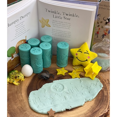 Yellow Door Let's Roll Nursery Rhymes Craft Tools, 6/Set  (YUS1196)