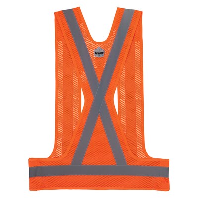 Ergodyne GloWear 8142BA High Visibility Safety Vest, ANSI Class O1, Lime, 4X/5X (27023)