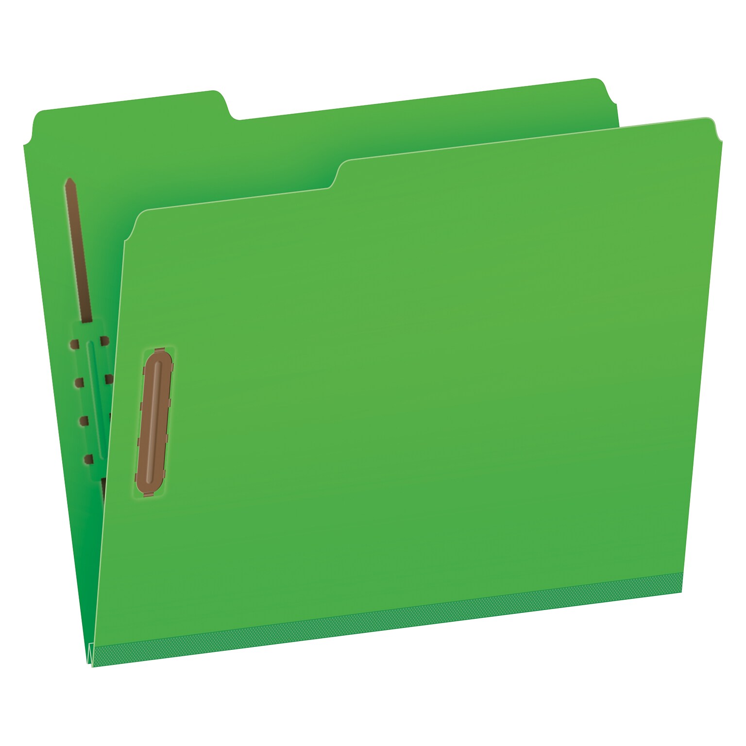 Pendaflex File Folder, 1-Tab, Assorted, Letter Size, Dark Green, 25/Box (15938GW)