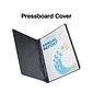 Quill Brand® Prong-Style Pressboard Covers, 8-1/2" x 11", Black (740401)