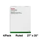 Sustainable Earth by Staples® Sugarcane-Based Easel Pads, 1" Ruled, 27" x 36", 50 Sheets/Pad, 4/Ct