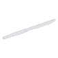 Dixie Plastic Knife 6-1/4", Medium-Weight, White, 1000/Pack (PKM21)