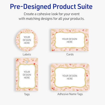 Avery Rectangle Multipurpose Labels, 2" x 3", White, 80/Pack (19479370477)