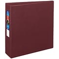 Avery Heavy Duty 3 3-Ring Non-View Binders, One Touch EZD Ring, Maroon (79-363)