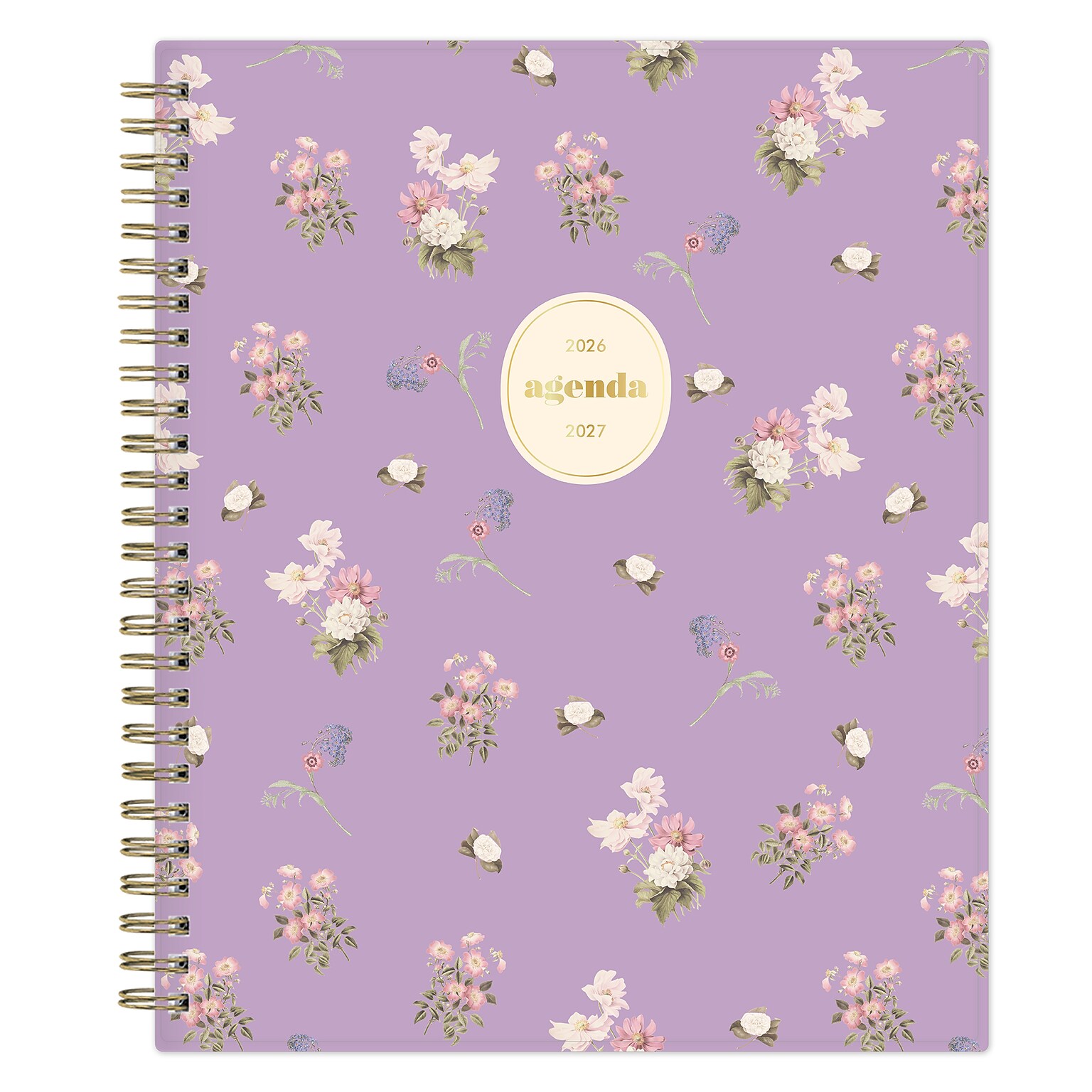 2026-2027 Blue Sky Sincerely Jules Becca Purple 7 x 9 Academic Year Weekly & Monthly Planner, Plastic Cover (159086)