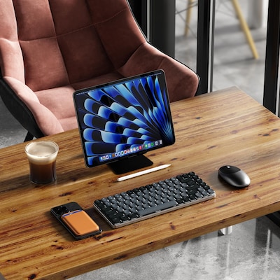 Satechi SM1 Slim Wireless Mechanical Keyboard, Linear Keys, USB-A/C, Dark (ST-KSM1DK-EN)