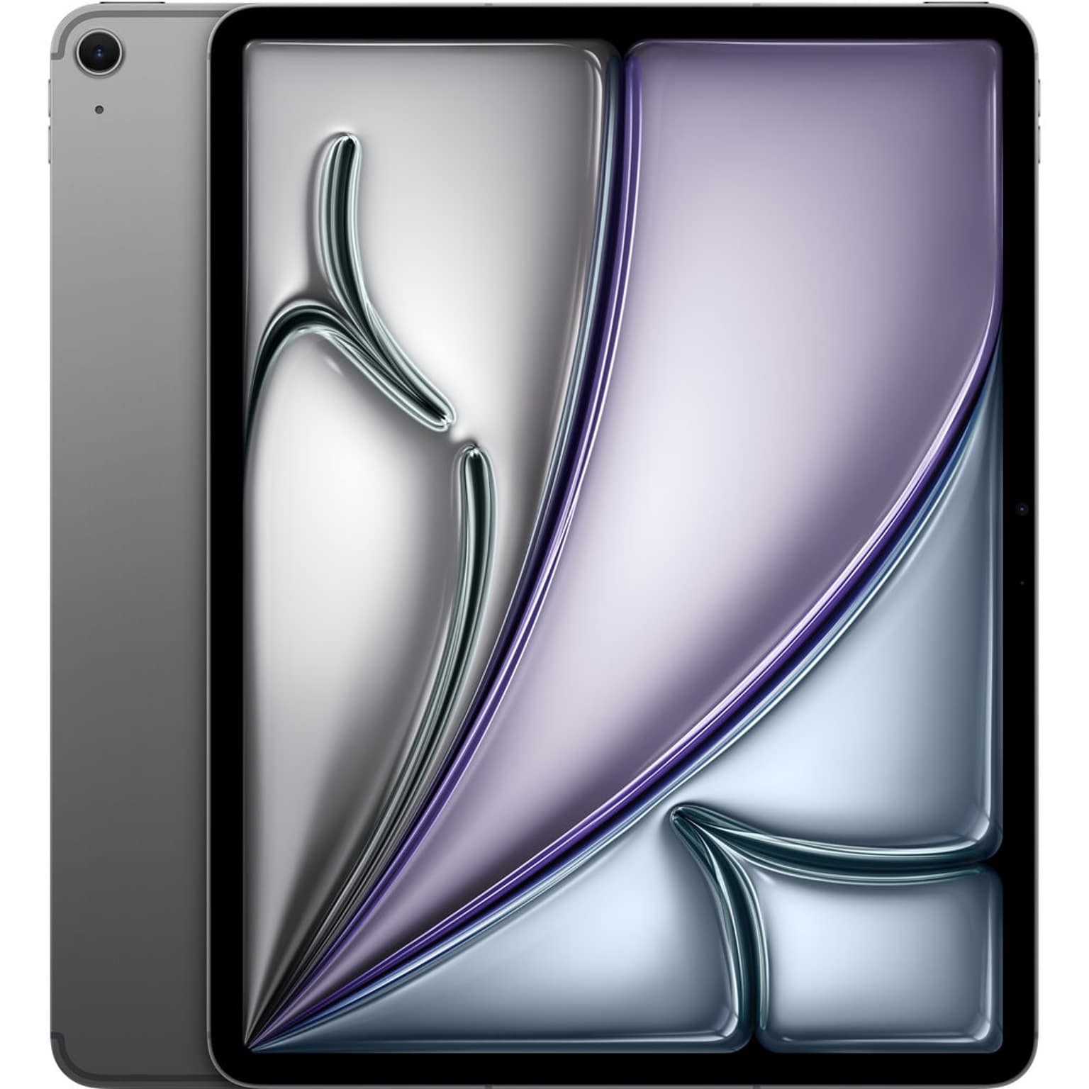 Apple iPad Air 6th Generation 13 Tablet, 128GB, Wi-Fi 6E + Cellular, Space Gray (MCJ14LL/A)