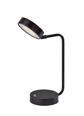 Adesso Amari LED Desk Lamp, 12H, Black (2617-01)