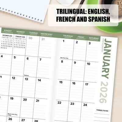 2026-2027 Willow Creek Jeep 3.5" x 6.5" Monthly Planner, Paperboard Cover (56585)