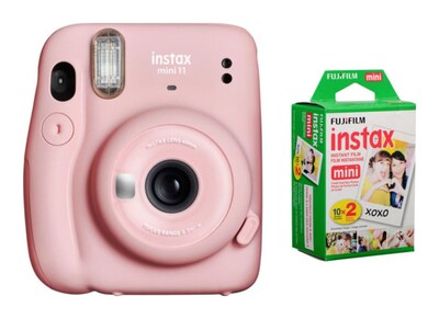 Fuji Instax Mini 11 Instant Camera with 20 Pack Film (Pink)