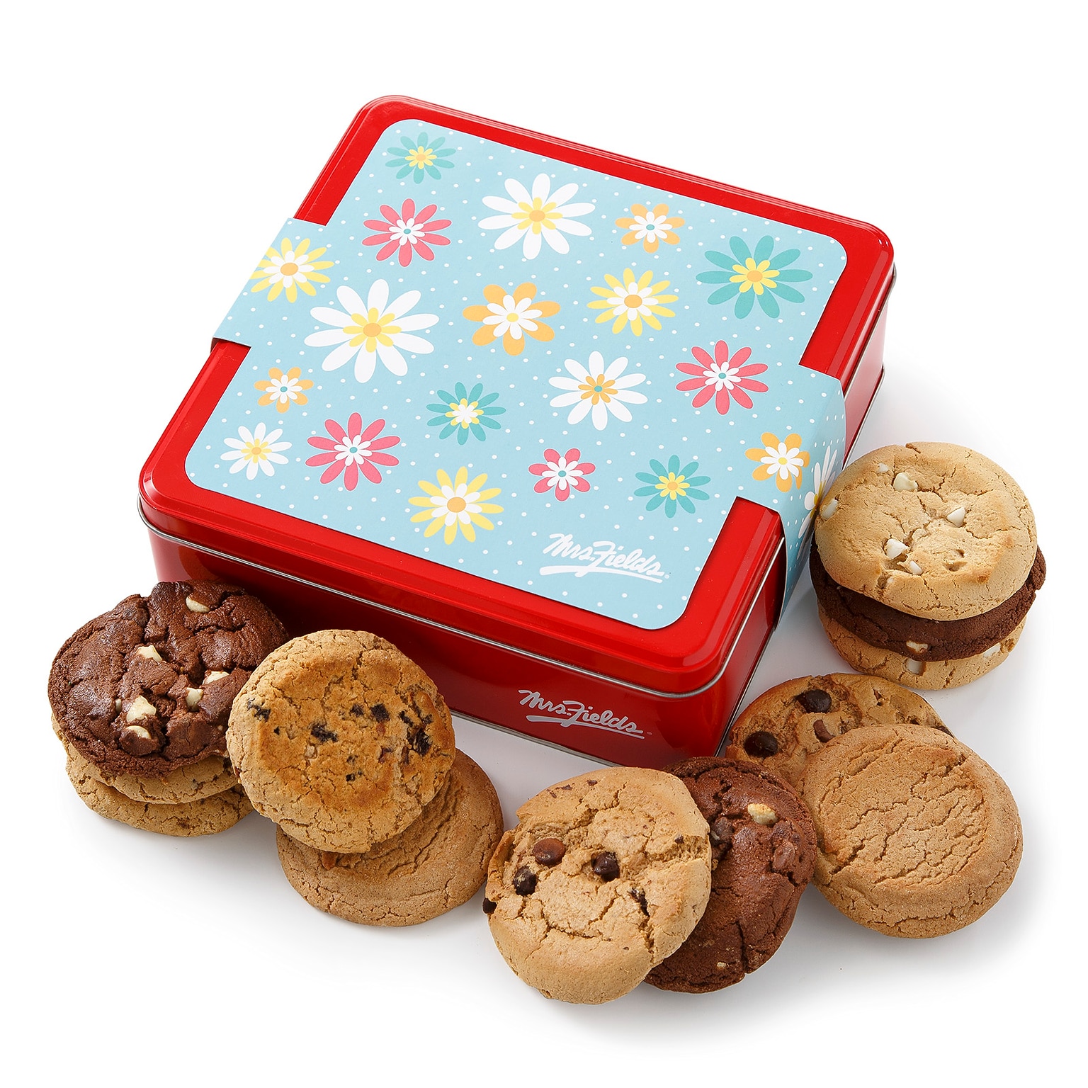 Mrs. Fields Blossom Bites Cookies Variety Pack Tin, Dozen (26EVCTIN125)