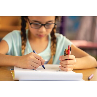 Prang Standard Crayons, Assorted Color, 8/Box (X00000)