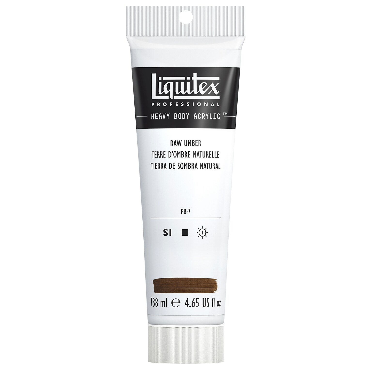 Liquitex Professional Heavy Body Acrylic Paint Tube, Raw Umber, 138 mL (LIQ1047331)