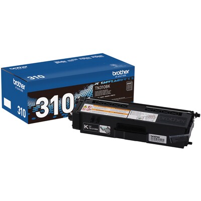 Brother TN-310 Black Standard Yield Toner Cartridge, Print Up to 2,500 Pages   (TN310BK)