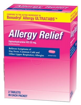 Lil Drugstore Allergy Relief (Compare to Benadryl), 50/Box (LIL97117)